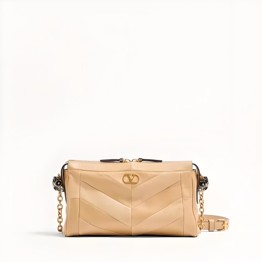 발렌티노 가라바니 판테아 스몰 숄더백 베이지 Valentino Womens