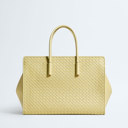 보테가베네타 바바라 미디엄 토트백 버터옐로우 - Bottega veneta Womens