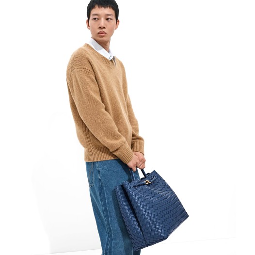 보테가베네타 남성 라지 안디아모 블루 베네치아  Bottega veneta Womens