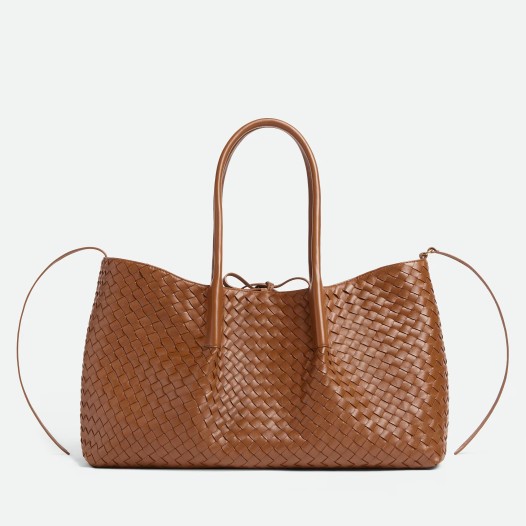 보테가베네타 라지 피나코테카  앰버 블루로얄 - Bottega Veneta Womens