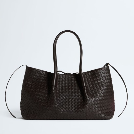 보테가베네타 라지 피나코테카  에스프레소 에크루 - Bottega Veneta Womens
