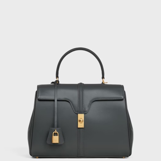 ❤셀린느 여성 클래식 16 백 미디엄 새틴 카프스킨 슬레이트 그레이 Celine Womens Classic 16 Bag