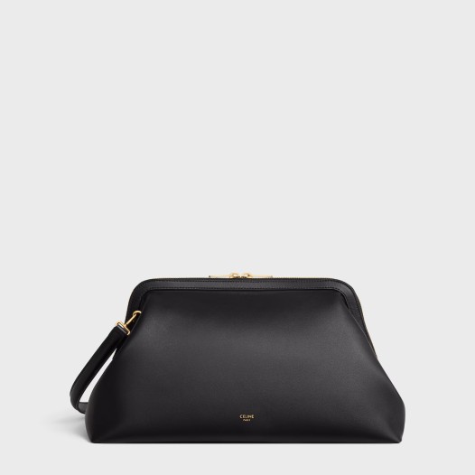 셀린느 여성 닥터 파우치 서플 내추럴 카프스킨 블랙 Celine Womens