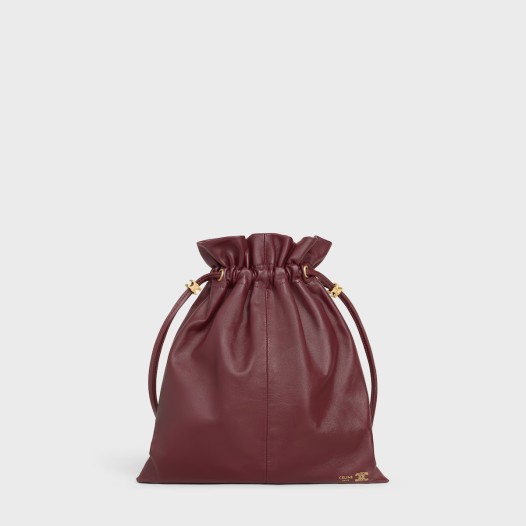 셀린느 여성 스몰 크리스탈 파우치 버건디 Celine Womens Small Crystal Pouch