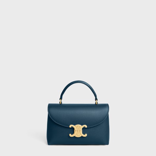 셀린느 틴 니노 백 서플 그레인 카프스킨 딥블루 Celine Womens