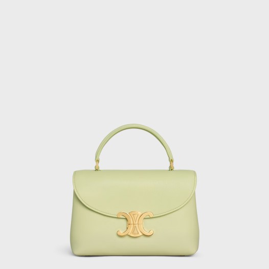 셀린느 틴 니노 백 서플 그레인 카프스킨 소프트라임 Celine Womens