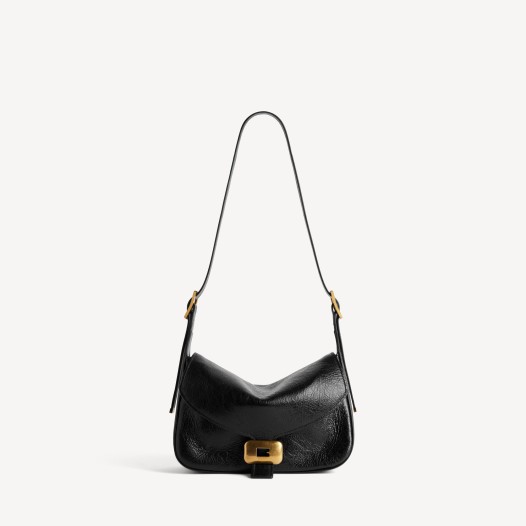 발렌시아가 런웨이 여성 클리카 숄더백 미디엄 블랙 Balenciaga Women Bag