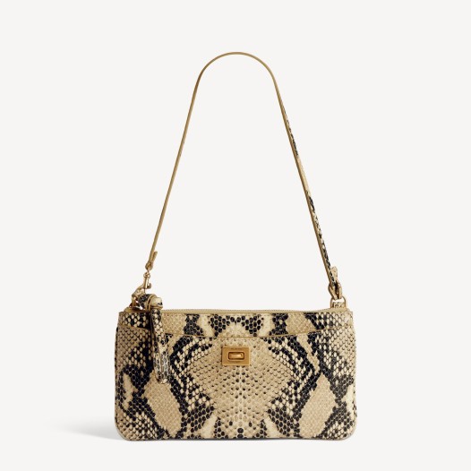 발렌시아가 여성 악어패턴 로데오 폰 파우치 내추럴 Balenciaga Women Bag