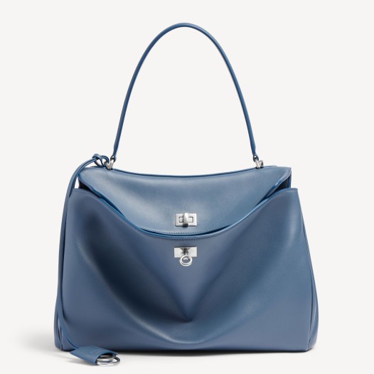 발렌시아가 여성 로데오 은장 핸드백 미디엄 다크블루 Balenciaga Women Bag