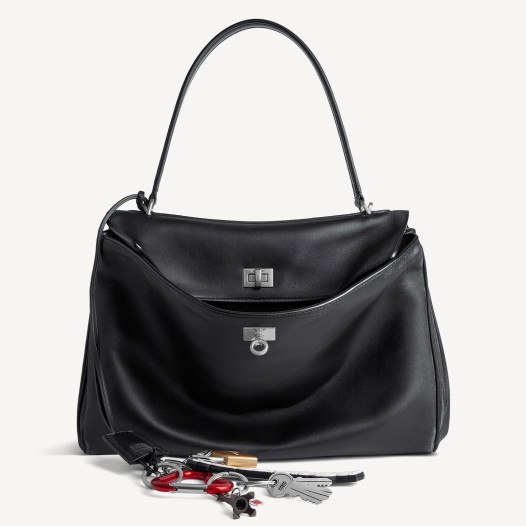 발렌시아가 여성 로데오 참 핸드백 미디엄 블랙 Balenciaga Women Bag