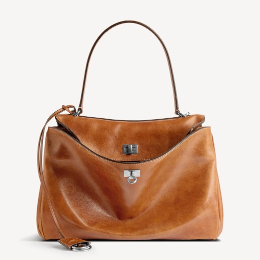 발렌시아가 여성 로데오 램스킨 핸드백 미디엄 탠 카우보이 Balenciaga Women Bag