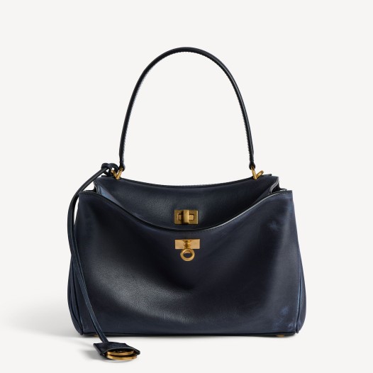 발렌시아가 여성 로데오 금장 핸드백 스몰 마린블루 Balenciaga Women Bag