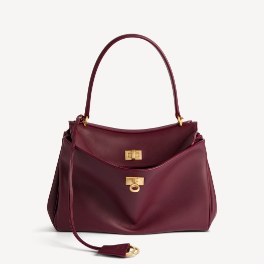 발렌시아가 여성 로데오 금장 핸드백 스몰 버건디 Balenciaga Women Bag