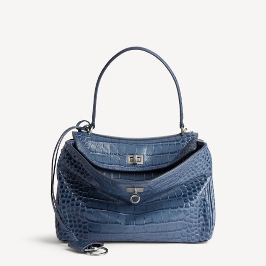 발렌시아가 여성 로데오 은장 핸드백 스몰 다크블루 Balenciaga Women Bag
