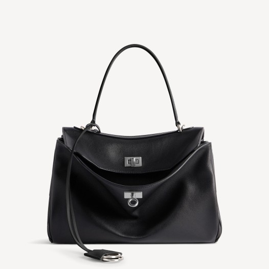 발렌시아가 여성 로데오 은장 핸드백 스몰 미네랄 블랙 Balenciaga Women Bag