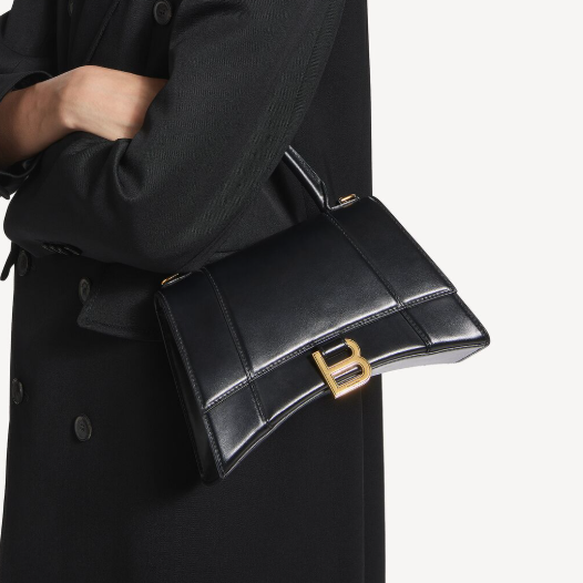 발렌시아가 여성 아워글래스 핸드백 스몰 블랙 Balenciaga Women Bag