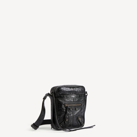 발렌시아가 남성 르 시티 버티컬 크로스바디백 블랙 Balenciaga Man Bag