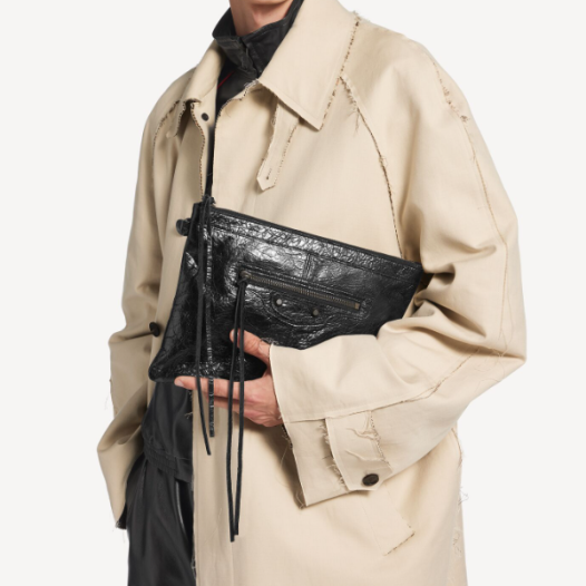 발렌시아가 남성 르 시티 파우치 블랙 Balenciaga Women Bag