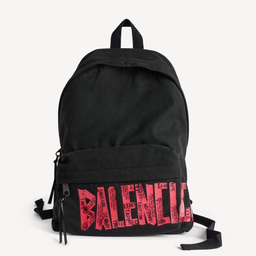 발렌시아가 남성 테이프 타입 나일론 백팩 블랙 레드 Balenciaga Bag