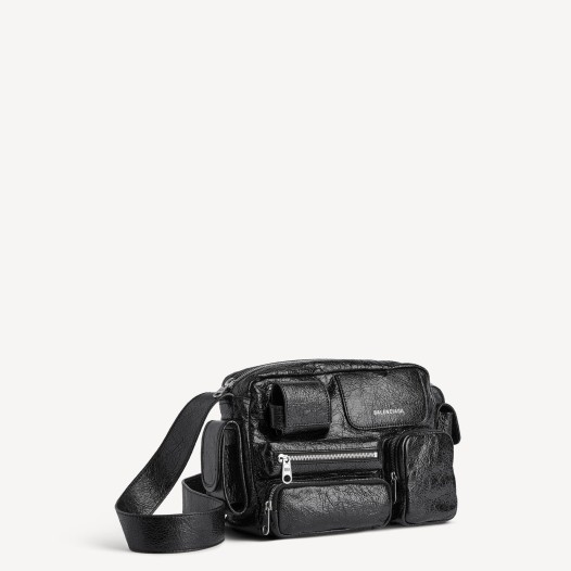 발렌시아가 남성 수퍼비지 카메라백 블랙 Balenciaga Bag