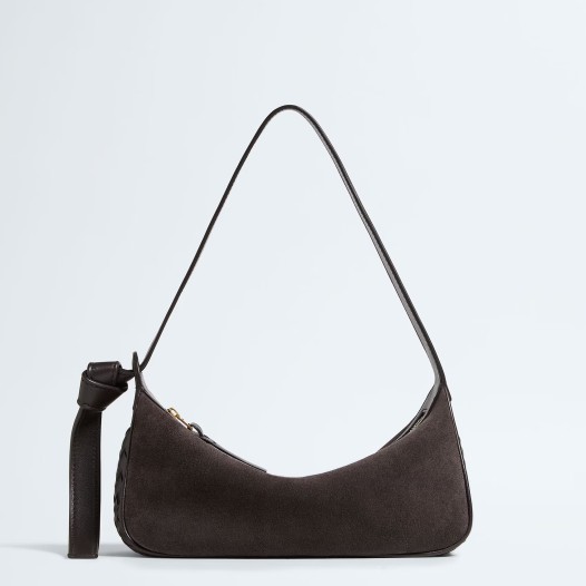 보테가베네타 여성 노도 스웨이드 숄더 백 에스프레소 Bottega Veneta Womens