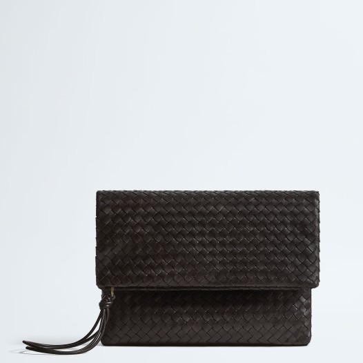 보테가베네타 런웨이 남여 조르날레 파우치 에스프레소 Bottega Veneta Womens