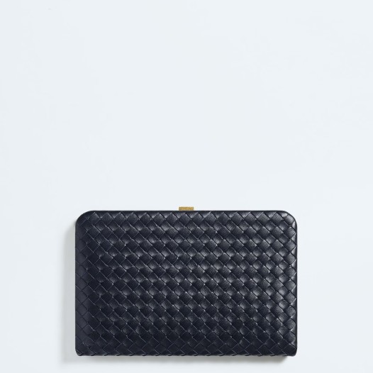 보테가베네타 런웨이 여성 메차노테 클러치 미드나잇 Bottega Veneta Womens