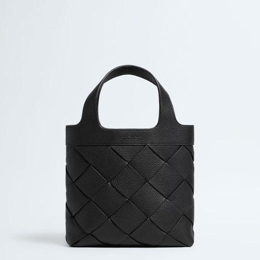 보테가베네타 남여 스몰 디아고 토트 크로스 백 블랙 Bottega Veneta Womens