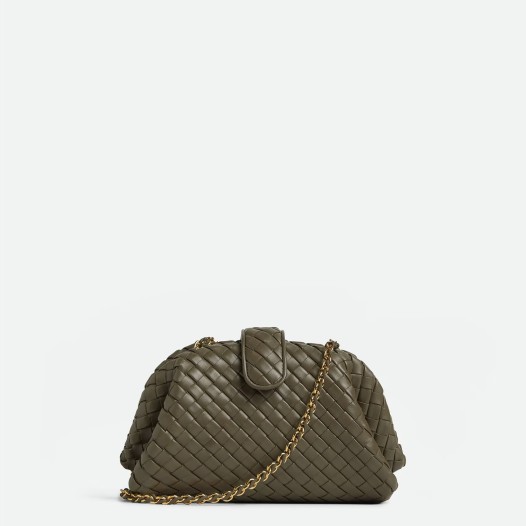 보테가베네타 여성 로렌 1980 체인 스몰 클러치 숄더백 사이프러스 Bottega veneta Womens