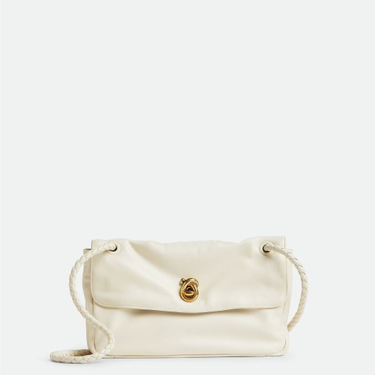 보테가베네타 여성 매디슨 카프스킨 숄더백 씨솔트 Bottega veneta Womens