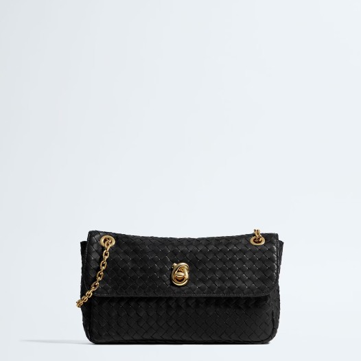 보테가베네타 여성 매디슨 램스킨 숄더백 블랙 Bottega veneta Womens
