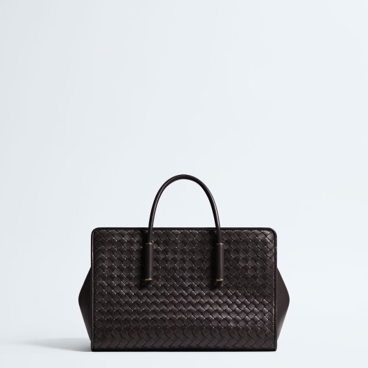 보테가베네타 여성 스몰 바바라 토트 백 에스프레소 Bottega veneta Womens