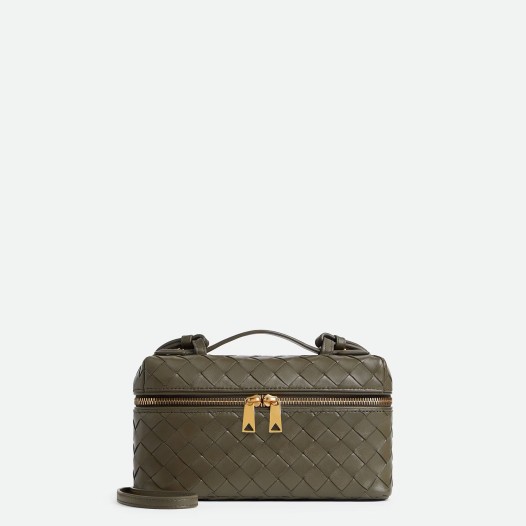 보테가베네타 여성 뱅뱅 베니티 케이스 숄더백 사이프러스 Bottega veneta Womens