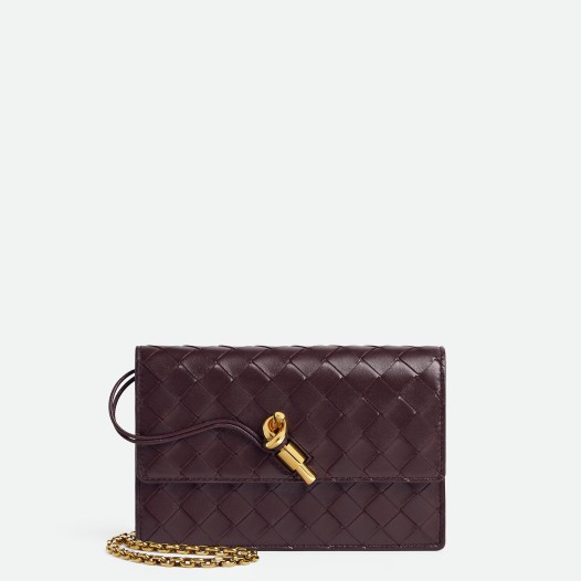 보테가베네타 여성 체인 파우치 다크바롤로 Bottega veneta Womens