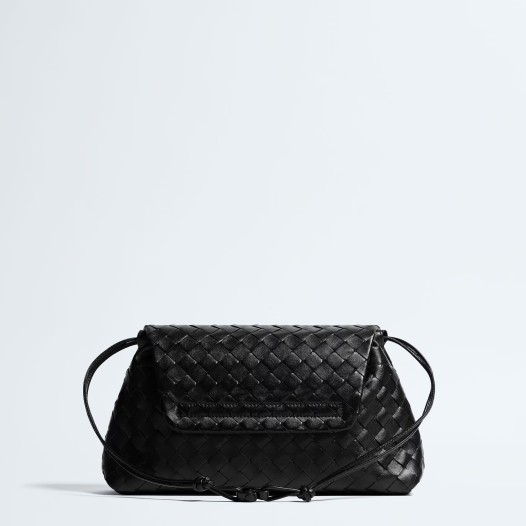 보테가베네타 여성 지오르노 파우치 숄더백 블랙 Bottega veneta Womens