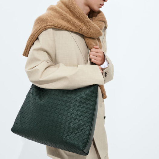 ★보테가베네타 남성 인트레치아토 미디엄 트래블러 호보 백 알피그린 Bottega veneta Mens Traveller Bag