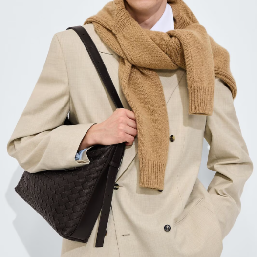 보테가베네타 남성 인트레치아토 스몰 트래블러 호보 백 에스프래소 Bottega veneta Mens Traveller Bag