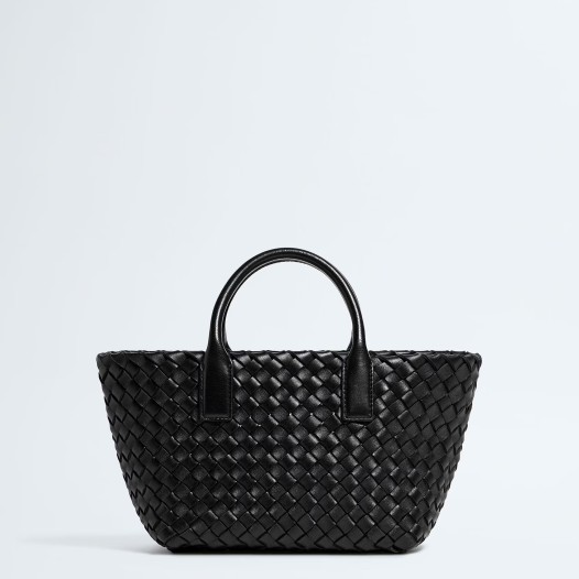 보테가베네타 여성 인트레치오 미니 까바 토트 숄더 백 블랙 Bottega veneta Bag