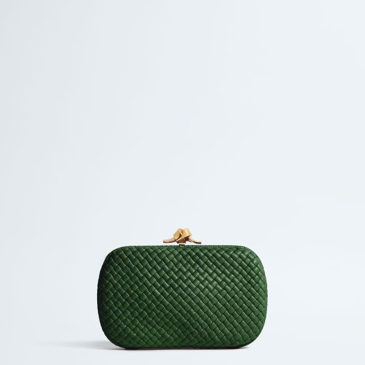 보테가베네타 여성 소프트 놋 클러치 딥 바질 Bottega veneta Bag