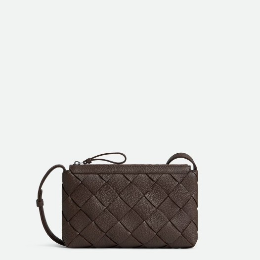 보테가베네타 남성 디아고 지퍼 메신저 백 올드우드 Bottega Veneta Bag