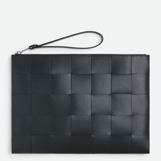보테가베네타 남성 카세트 플랫 파우치 클러치 아르도아즈 사이프러스 Bottega Veneta Mens Camel Clutch