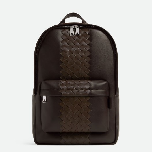 보테가베네타 남성 인트레치아토 클래식 백팩 올드우드 폰단트  Bottega veneta Mens Black Back Pack