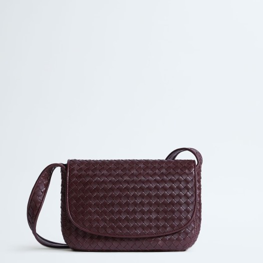 보테가베네타 남성 미디엄 베네토 플랩 메신저 백 딥 마호가니 Bottega veneta Bag