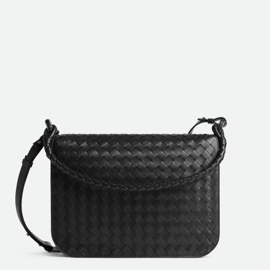 보테가베네타 남성 숄더 스몰 스윙 메신저 백 블랙 Bottega Veneta Mens Bag