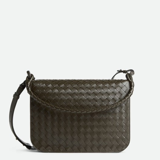 보테가베네타 남성 숄더 스몰 스윙 메신저 백 카키 Bottega Veneta Mens Bag