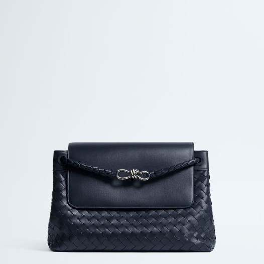 보테가베네타 남성 숄더 미디엄 안디아모 메신저 백 미드나잇 Bottega veneta Mens Andiamo Messenger Bag