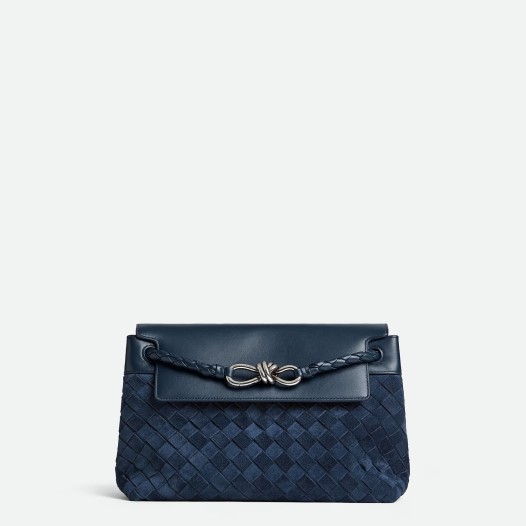 보테가베네타 남성 숄더 스몰 스웨이드 안디아모 메신저 백 넵튠 Bottega veneta Mens Small Andiamo