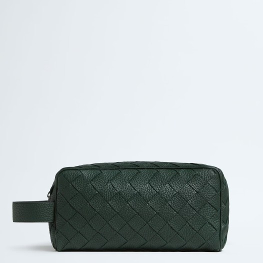 보테가베네타 남성 인트레치아토 여행용 파우치 알피그린 Bottega Veneta Mens Black Pouch