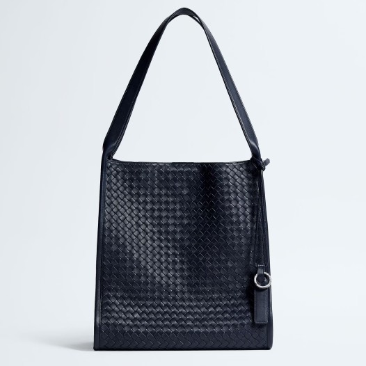 보테가베네타 남성 인트레치아토 나파 가죽 코리에레 토트 백 미드나잇 Bottega veneta Mens Bag