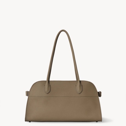 더로우 The Row 차정원 여성 Margaux Shoulder 12 가죽 백 스모크드 토프